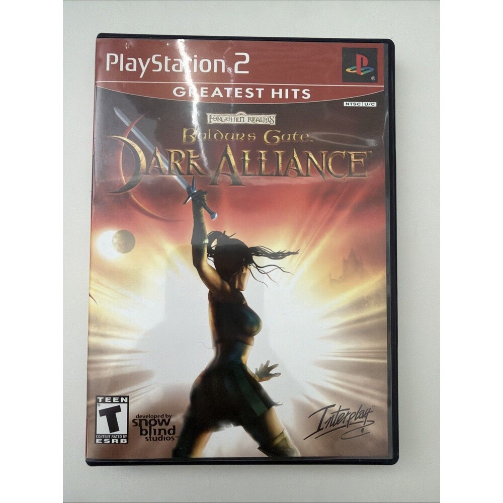 Baldur's Gate Dark Alliance - Greatest Hits - Sony PS2, 2001 - Tested